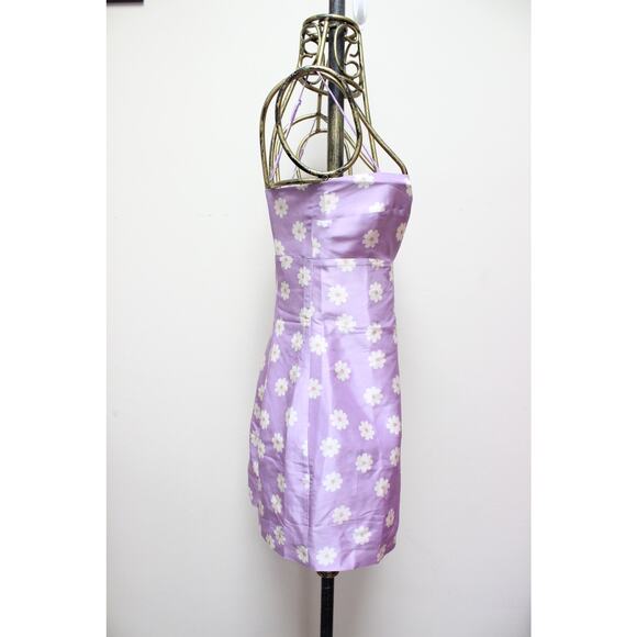 Realisation Par Purple Daisy Flower Floral Mini Dress Size Small - Picture 2 of 5
